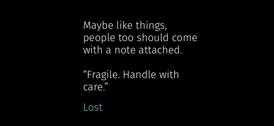 Fragile Handle with care